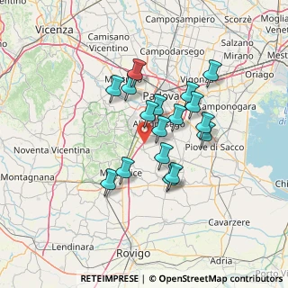 Mappa , 35020 Due Carrare PD, Italia (11.13824)