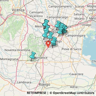 Mappa , 35020 Due Carrare PD, Italia (11.26235)