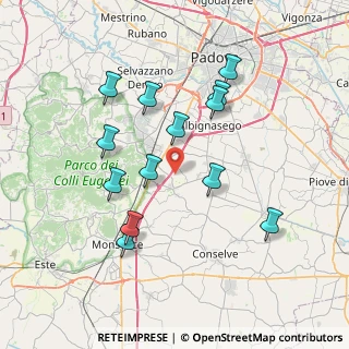 Mappa , 35020 Due Carrare PD, Italia (7.15692)