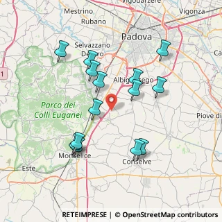 Mappa , 35020 Due Carrare PD, Italia (7.21643)