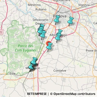 Mappa Due Carrare, 35020 Carrara San Giorgio PD, Italia (7.21706)