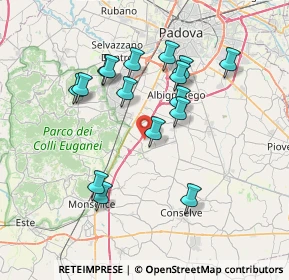 Mappa , 35020 Due Carrare PD, Italia (6.81063)