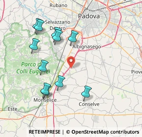 Mappa , 35020 Due Carrare PD, Italia (7.90273)