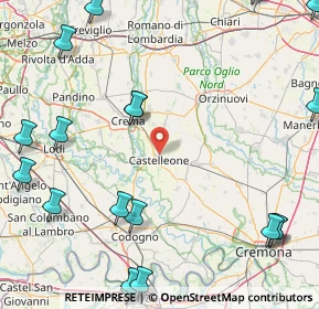 Mappa Via Monsignor Maruti, 26012 Castelleone CR, Italia (25.8765)