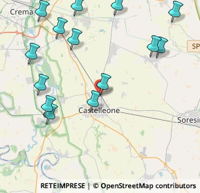 Mappa Via Monsignor Maruti, 26012 Castelleone CR, Italia (5.01071)