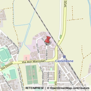 Mappa Via Maruti, 26012 Castelleone, Cremona (Lombardia)