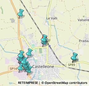 Mappa Via Monsignor Maruti, 26012 Castelleone CR, Italia (1.27643)
