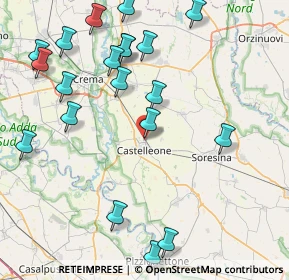 Mappa Via Monsignor Maruti, 26012 Castelleone CR, Italia (9.872)