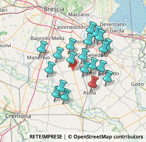 Mappa Via Corvione, 25010 Isorella BS, Italia (11.299)