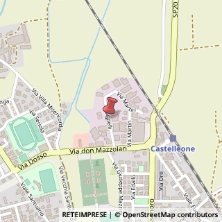Mappa Via Coelli, 8, 26012 Castelleone, Cremona (Lombardia)