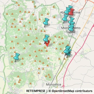 Mappa 35030 Galzignano Terme PD, Italia (4.88538)