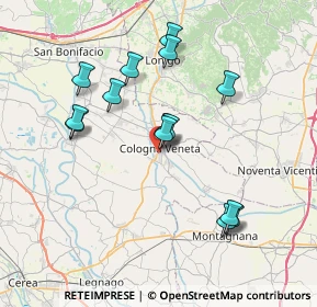 Mappa Via Gaspari Colonnello, 37044 Cologna Veneta VR, Italia (7.04643)