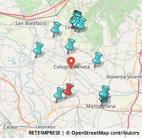 Mappa Via Gaspari Colonnello, 37044 Cologna Veneta VR, Italia (8.3665)