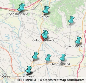 Mappa Via Gaspari Colonnello, 37044 Cologna Veneta VR, Italia (9.7335)