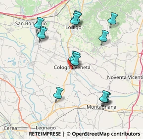 Mappa Via Gaspari Colonnello, 37044 Cologna Veneta VR, Italia (7.83733)
