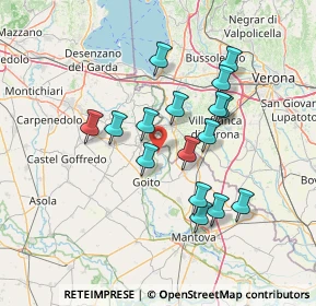 Mappa Ciclovia Mantova-Peschiera, 46049 Volta mantovana MN, Italia (12.4775)