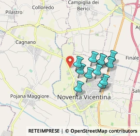 Mappa Via Godicello, 36025 Noventa Vicentina VI, Italia (1.5375)