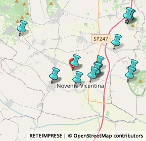 Mappa Via Godicello, 36025 Noventa Vicentina VI, Italia (4.09125)