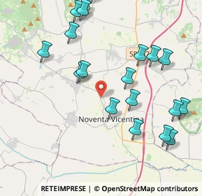 Mappa Via Godicello, 36025 Noventa Vicentina VI, Italia (4.82)