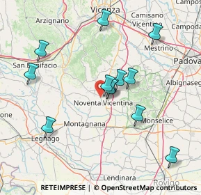 Mappa Via Godicello, 36025 Noventa Vicentina VI, Italia (14.41333)
