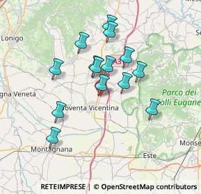 Mappa Via del Progresso, 36025 Noventa Vicentina VI, Italia (6.08143)