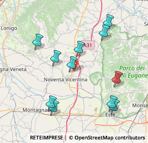 Mappa Via del Progresso, 36025 Noventa Vicentina VI, Italia (8.22455)