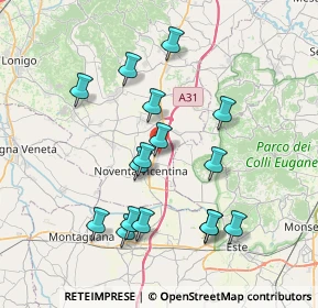 Mappa Via del Progresso, 36025 Noventa Vicentina VI, Italia (7.37625)