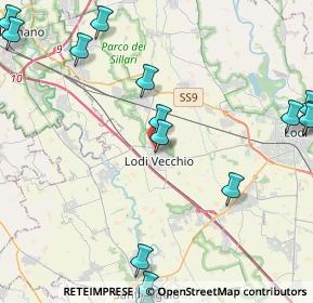 Mappa Via Camillo Benso Conte di Cavour, 26855 Lodi Vecchio LO, Italia (5.954)