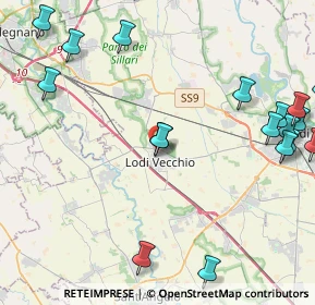 Mappa Via Camillo Benso Conte di Cavour, 26855 Lodi Vecchio LO, Italia (5.92)