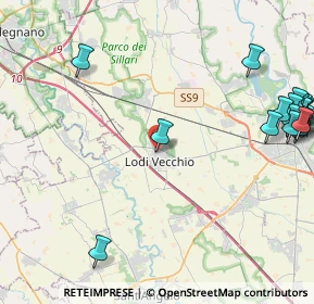 Mappa Via Camillo Benso Conte di Cavour, 26855 Lodi Vecchio LO, Italia (6.227)
