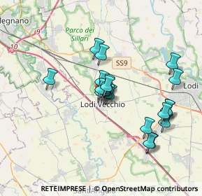 Mappa Via Camillo Benso Conte di Cavour, 26855 Lodi Vecchio LO, Italia (3.0205)