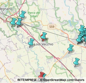 Mappa Via Camillo Benso Conte di Cavour, 26855 Lodi Vecchio LO, Italia (6.122)