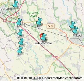 Mappa Via Camillo Benso Conte di Cavour, 26855 Lodi Vecchio LO, Italia (4.02727)