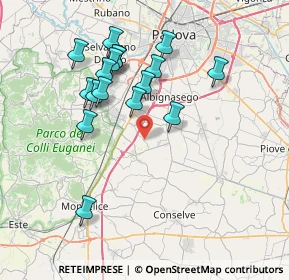 Mappa 35020 Carrara San Giorgio PD, Italia (7.17059)