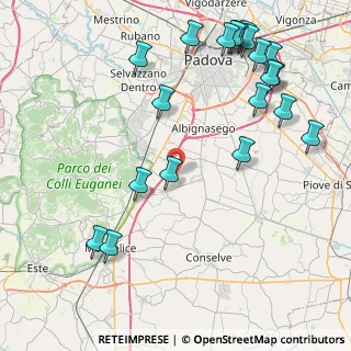 Mappa 35020 Carrara San Giorgio PD, Italia (10.5825)