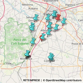Mappa 35020 Carrara San Giorgio PD, Italia (7.61)