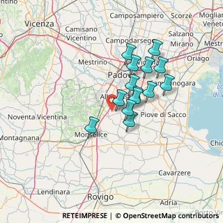 Mappa 35020 Carrara San Giorgio PD, Italia (10.79214)