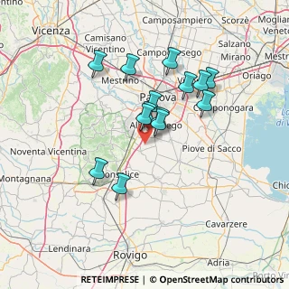 Mappa 35020 Carrara San Giorgio PD, Italia (11.79571)