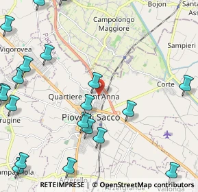 Mappa Via Giotto, 35028 Piove di Sacco PD, Italia (3.0595)