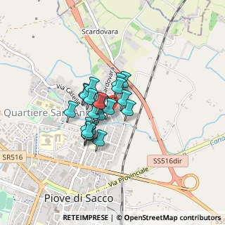 Mappa Via Giotto, 35028 Piove di Sacco PD, Italia (0.25455)