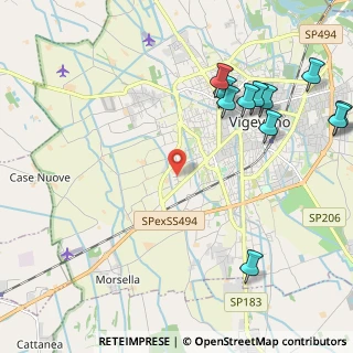 Mappa Via Gabriele D'Annunzio, 27029 Vigevano PV, Italia (2.71455)