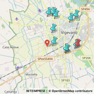Mappa Via Gabriele D'Annunzio, 27029 Vigevano PV, Italia (2.30727)