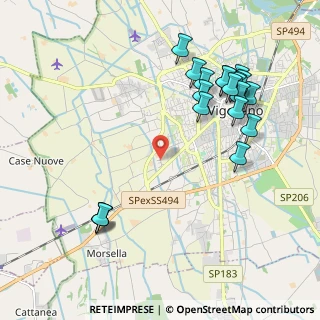 Mappa Via Gabriele D'Annunzio, 27029 Vigevano PV, Italia (2.3015)