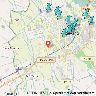 Mappa Via Gabriele D'Annunzio, 27029 Vigevano PV, Italia (3.02583)