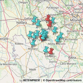 Mappa Via Gabriele D'Annunzio, 27029 Vigevano PV, Italia (9.087)