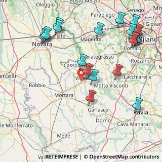 Mappa Via Gabriele D'Annunzio, 27029 Vigevano PV, Italia (20.7595)