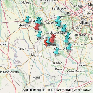 Mappa Via Gabriele D'Annunzio, 27029 Vigevano PV, Italia (12.75294)