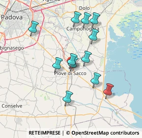 Mappa Via Scardovara, 35028 Piove di Sacco PD, Italia (6.56167)