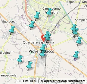 Mappa Via Scardovara, 35028 Piove di Sacco PD, Italia (2.10857)