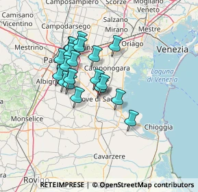 Mappa Via Scardovara, 35028 Piove di Sacco PD, Italia (10.79)